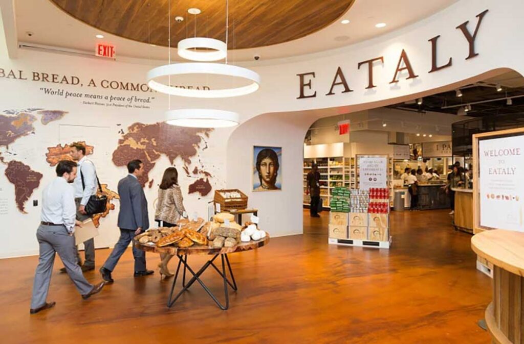 Eataly NYC Flatiron Italian marketplace near Hotel Henri NYC
